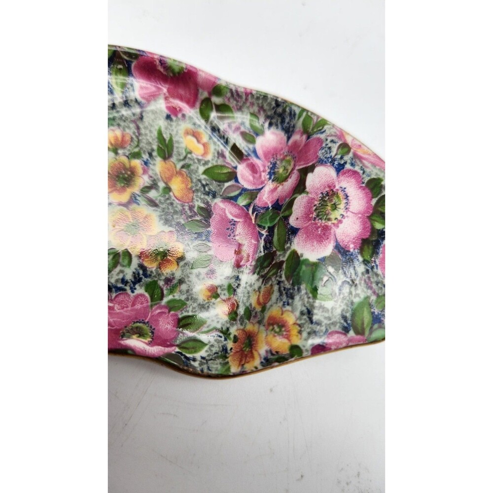 LORD NELSON ENGLISH FLORAL CHINTZ "BRIAR ROSE" BONE CHINA SALT & PEPPER SHAKERS - Picture 2 of 10